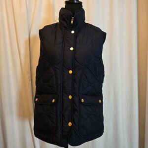 J.Crew Signature Quilted Puffer Vest Primaloft Navy M